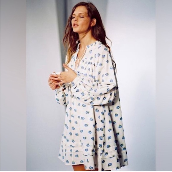 Urban Outfitters Dresses & Skirts - Urban outfitters Jai Embroidered Babydoll Mini Frock Dress